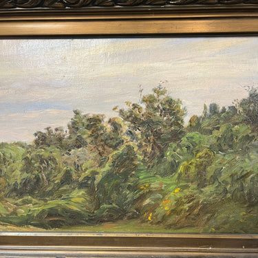 Atribuído a Onofre Jarpa - Óleo sobre tablilla ‘Arbustos’ Bucarest Art & Antiques