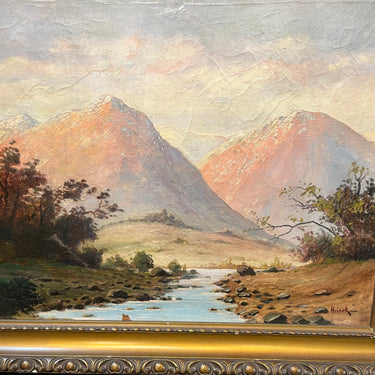 Axel W. Brinck- Óleo sobre tela 'Paisaje montañoso' Colección Exclusiva