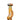 Bastón madera tallada en curva mango redondo y bronce Temporada26
