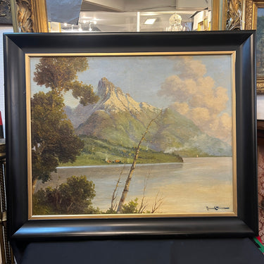Benito Ramos Catalán -óleo sobre tela ‘Vista a la cordillera’ Bucarest Art & Antiques