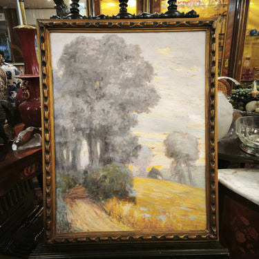 Carlos Alegria S - Óleo sobre tela 'Atardecer' Bucarest Art & Antiques
