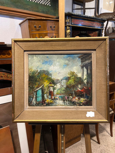 Escuela Francesa Firma Ilegible - Escena de Paris Temporada26