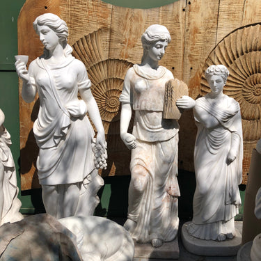 Escultura clásica de mármol y cuarzo de mujer Bucarest Art & Antiques