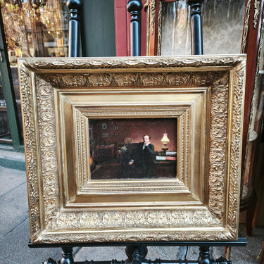 Felix Jordán - Óleo sobre madera entelada 'Balmaceda' Bucarest Art & Antiques