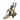 Figura tailandesa bronce mujer con instrumento Bucarest Art & Antiques