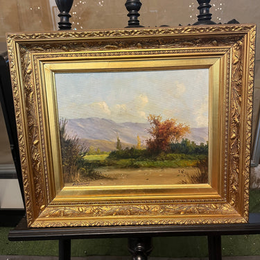 Humberto Garrido - Óleo sobre madera entelada ‘Buin’ Bucarest Art & Antiques