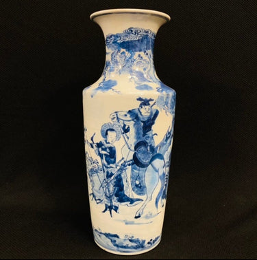 Jarrón porcelana chino 'Guerrero y su hijo' | Bucarest Art Gallery Bucarest Art & Antiques
