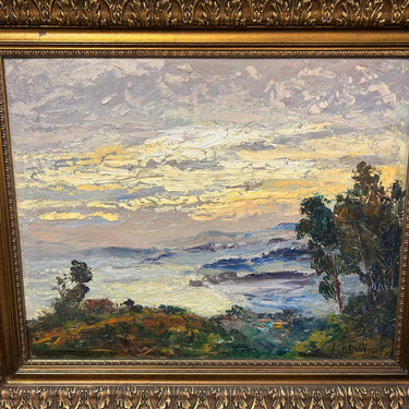 Ladislao Cheney - Óleo sobre madera ‘Luz matinal’ 1965 Bucarest Art & Antiques