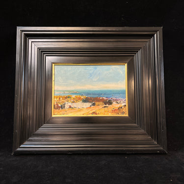 Morales Jordán - Óleo sobre cartón ´Camino bajada a Viña del Mar` Bucarest Art & Antiques