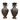 Par de jarrones de bronce Aves y Ciruelo Japón Importación25