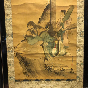 Pintura japonesa antigua  Colección Exclusiva