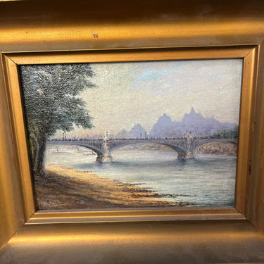 Rafael San Martín -Óleo sobre cartón ‘Paris’ (Copia) 1933 Bucarest Art & Antiques