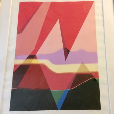 Serigrafía ‘El viaje de caronte’ de Carmen Piemonte Bucarest Art & Antiques