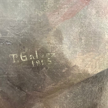 T. Galvez - Óleo "Retrato hombre antiguo" | Bucarest Art Gallery Bucarest Art & Antiques