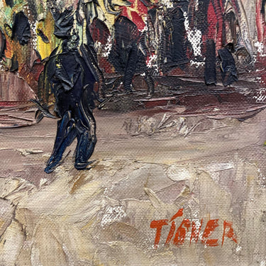 Tígner - Óleo "Las calles de Paris" | Bucarest Art Gallery Bucarest Art & Antiques