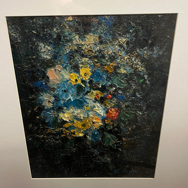 Ulloa Burgos - Ácrilico sobre tela 'Ramillete floral' Bucarest Art & Antiques
