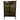 Vitrina inglesa estilo edwardian caoba marquetería e incrustaciones de madera sobre vidrio Colección Exclusiva